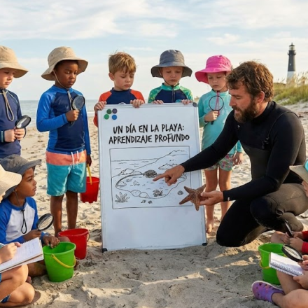 Un día en la playa: aprendizaje profundo para los niños